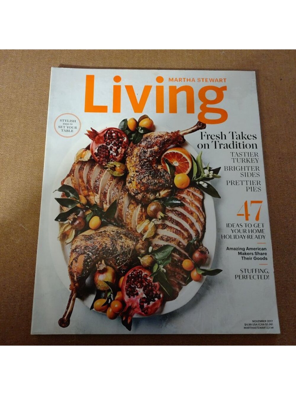 Martha Stewart Living November 2017 Magazine Holiday Edition